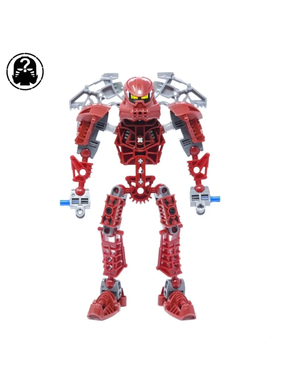 Lego Bionicle TOA VAKAMA 8601 Matron red robot . Pre-owned .